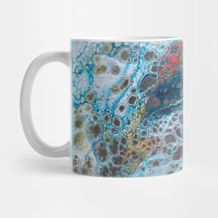 Sunset pouring paint Mug